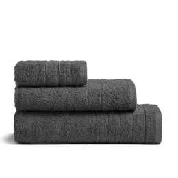 Πετσέτα Fresca Dark Grey Melinen Χεριών 30x50cm 100% Βαμβάκι