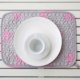 Σουπλά Star Girl Grey-Pink Melinen Microfiber