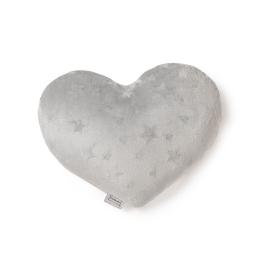 Μαξιλάρι Διακοσμητικό Παιδικό (Με Γέμιση) Starito Heart Silver Melinen 45X45 Πολυέστερ