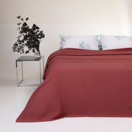 Κουβέρτα Πικέ Patmos Apple Melinen Υπέρδιπλο 230x240cm 100% Βαμβάκι