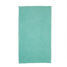 Πετσέτα Θαλάσσης Cuba Aqua Melinen Θαλάσσης 90x180cm 100% Βαμβάκι