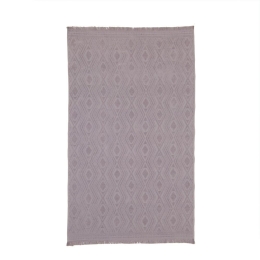 Πετσέτα Θαλάσσης Cuba Light Grey Melinen Θαλάσσης 90x180cm 100% Βαμβάκι