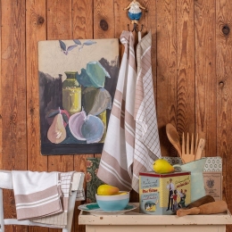 Πετσέτες Κουζίνας Pepper (Σετ 4τμχ) Salmon Melinen 40x60cm 100% Βαμβάκι