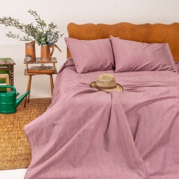 Σεντόνι Mouare Με Λάστιχο Apple Melinen King Size 175x232cm 100% Βαμβάκι