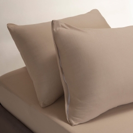 Κατωσέντονο Jersey Με Λάστιχο (Σετ 3τμχ) Beige Melinen King Size 180x225cm 100% Βαμβάκι