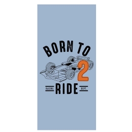 Πετσέτα Θαλάσσης Παιδική Race Car Light Blue Melinen Θαλάσσης 75x150cm Πολυέστερ