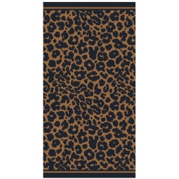 Πετσέτα Θαλάσσης Leopard Brown Melinen Θαλάσσης 86x160cm 100% Βαμβάκι