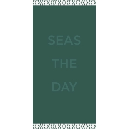 Πετσέτα Θαλάσσης Seas The Day Green Melinen Θαλάσσης 86x160cm 100% Βαμβάκι