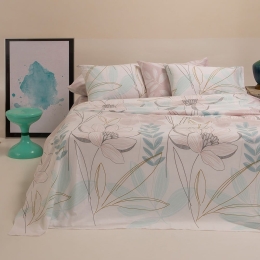 Σεντόνια Lullaby (Σετ 4τμχ) Pastel Melinen King Size 260x270cm 100% Βαμβάκι