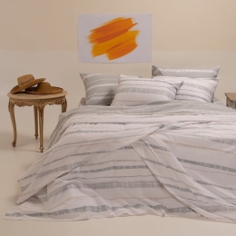 Σεντόνια Stages (Σετ 4τμχ) Natural Melinen King Size 260x270cm 100% Βαμβάκι
