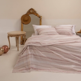 Σεντόνια Stages (Σετ 4τμχ) Rose Melinen Υπέρδιπλο 235x270cm 100% Βαμβάκι