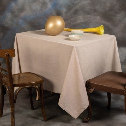 Τραβέρσα Luise Beige Melinen 45Χ140 100% Βαμβάκι