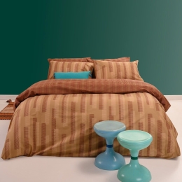 Σεντόνια Archie (Σετ 4τμχ) Caramel Melinen King Size 260x270cm 100% Βαμβάκι