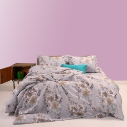 Σεντόνια Φανελένια Lisa (Σετ 4τμχ) Aqua Melinen King Size 270x260cm 100% Βαμβακερή Φανέλα
