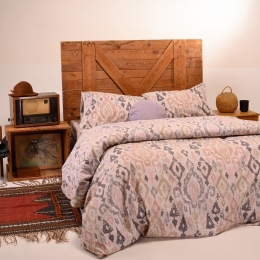 Σεντόνια Φανελένια Masami Με Λάστιχο (Σετ 4τμχ) Beige Melinen King Size 180x230cm 100% Βαμβακερή Φανέλα