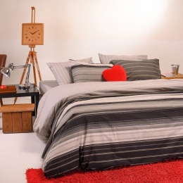 Σεντόνια Suman (Σετ 4τμχ) Grey Melinen Διπλό 205x270cm Βαμβάκι-Πολυέστερ