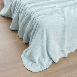 Borea Κουβέρτα Μονόχρωμη K-4 Υπέρδιπλη 220 x 240 cm Φυστικί
