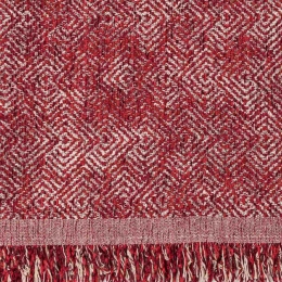 Borea Ριχτάρι Σενίλ Τετραθέσιο Gemma 180 x 350 cm Μπορντώ