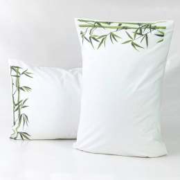 Borea Ζεύγος Μαξιλαροθήκες Bamboo (2) 50 x 70 cm Λευκό