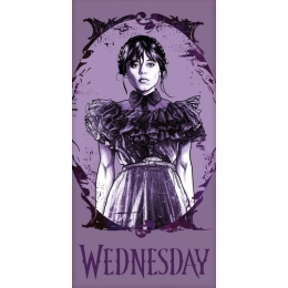 Borea Πετσέτα Θαλάσσης Βαμβακερή Βελούδινη Wednesday 320gsm 70 x 140 cm Μωβ