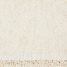 Borea Ριχτάρι Βαμβακερό Διθέσιο Paisley 180 x 250 cm Εκρού