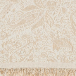 Borea Ριχτάρι Βαμβακερό Διθέσιο Paisley 180 x 250 cm Μπεζ