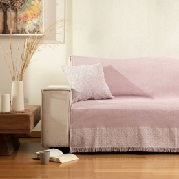 Borea Ριχτάρι Βαμβακερό Διθέσιο Iris 180 x 250 cm Μπεζ