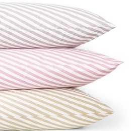 Borea Ζεύγος Μαξιλαροθήκες Mix & Match Diagonal (2) 50 x 70 cm Ροζέ