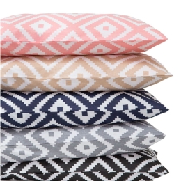 Borea Ζεύγος Μαξιλαροθήκες Mix & Match Tribal (2) 50 x 70 cm Μπεζ