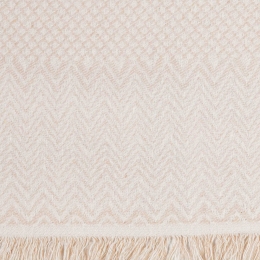 Borea Ριχτάρι Βαμβακερό Τετραθέσιο Tribal 180 x 350 cm Εκρού