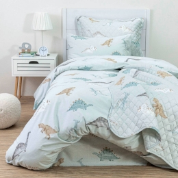 Borea Κουβερλί Σετ Stompy Μονό 160 x 220 cm + 50 x 70 cm Φυστικί