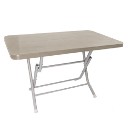 Bonsai Home Τραπέζι Σπαστό PP 80x80x72 Μπεζ