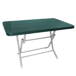 Bonsai Home Τραπέζι Σπαστό PP 80x80x72 Πράσινο