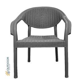 Bonsai Home Πολυθρόνα Premium PP 58x56x84εκ Γκρι