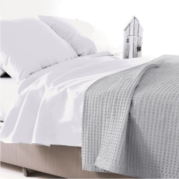 Ariete Casa Κουβέρτα Πικέ Υπέρδιπλη 220x250 - Γκρι