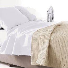 Ariete Casa Κουβέρτα Πικέ King Size 240x260 - Εκρού
