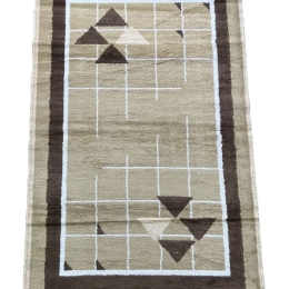 Bonsai Home Χαλί Ακρυλικό με Κρόσσια 110x170 - Louvro Μπεζ