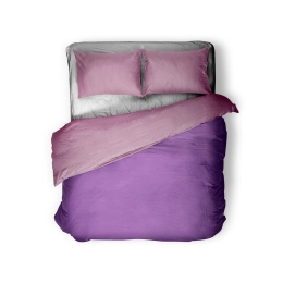 Isadore Lorraine Πάπλωμα Διπλής Όψης Μονό 160×240 - Microsatin Μωβ/Λιλά