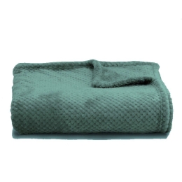 Bonsai Home Κουβέρτα Υπέρδιπλη 210x230 Coral Pop Corn Γκρι/Πετρόλ
