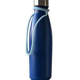 DreamHouse Θερμός Μπουκάλι 500ml Ανοξείδωτο Ατσάλι με Χερούλι Μπλε