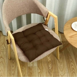 DreamHouse Μαξιλάρι Καρέκλας Microfiber Soft Καφέ 40x40εκ