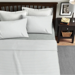 Ariete Casa Σετ Παπλωματοθήκη Μονή 160×240 - Zig Zag Γκρι
