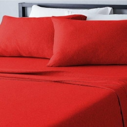 Ariete Casa Σεντόνι Βαμβακερό King Size 240x260 Κόκκινο