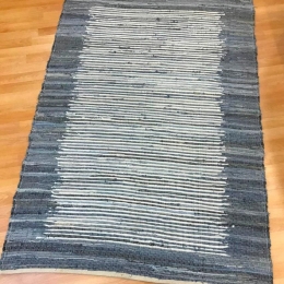 Amo la Casa Χαλάκι Πλεκτό Γαλάζιο-Γκρι 120x170 cm