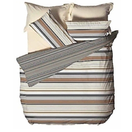 Amo la Casa Σετ Παπλωματοθήκη Μονή 160×220 cm - Setterbe Καφέ