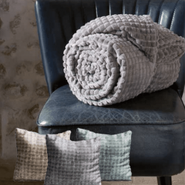 Amo la Casa Κουβέρτα Super Soft Flannel Μονή 150X200 - Cubotti Μπεζ