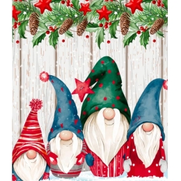 Amo la Casa Χριστουγεννιάτικη Κουβέρτα Καναπέ Fleece 120x160 - Gnome Multicolor