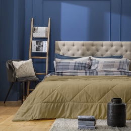 Amo la Casa Κουβέρτοπάπλωμα Διπλό 200x250 Γούνινο Πολυτελείας 450 gsm - Acqua Μπεζ