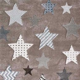 Χαλί Παιδικό Diamond 21895-70 Beige-Blue Merinos 133X190cm