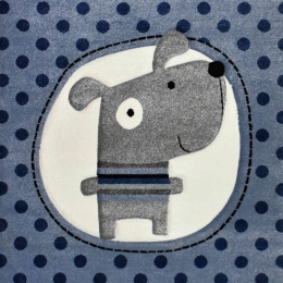 Χαλί Diamond 22380-035 Blue Merinos 133X190cm